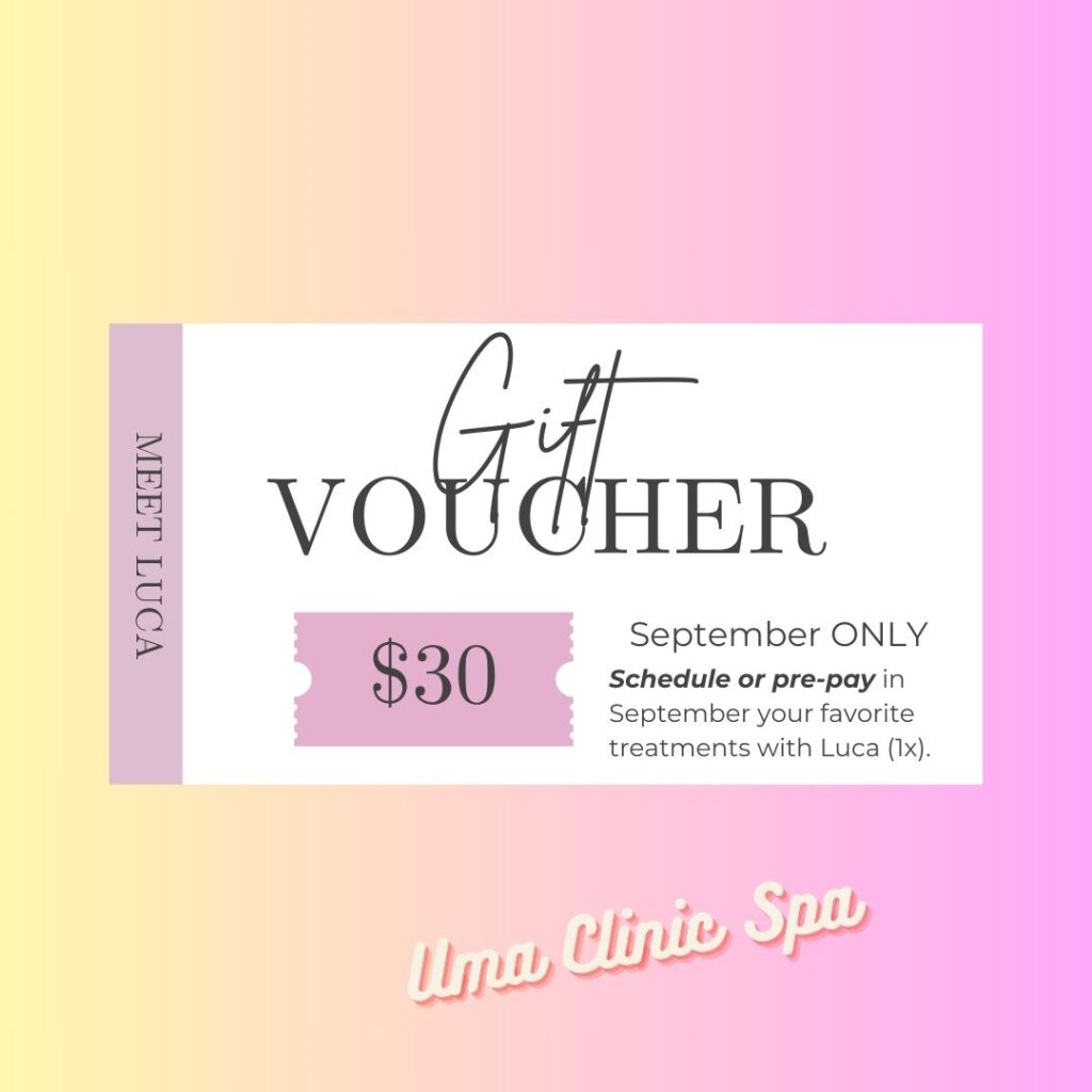 Gift Voucher Massage Therapy Uma Clinic Seattle